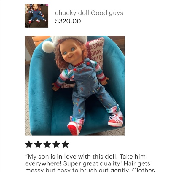 chucky doll good guy life size 30" inch tall - Picture 6 of 7